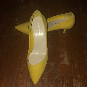 Mark Fisher Yellow Pumps Like New!